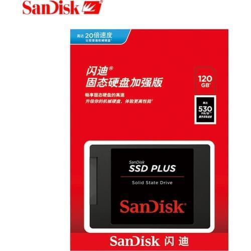 Sandisk SSD Plus Internal Solid State Hard Drive Disk SATA III 2.5" 120GB 240GB 480GB 1TB laptop notebook solid state disk SSD