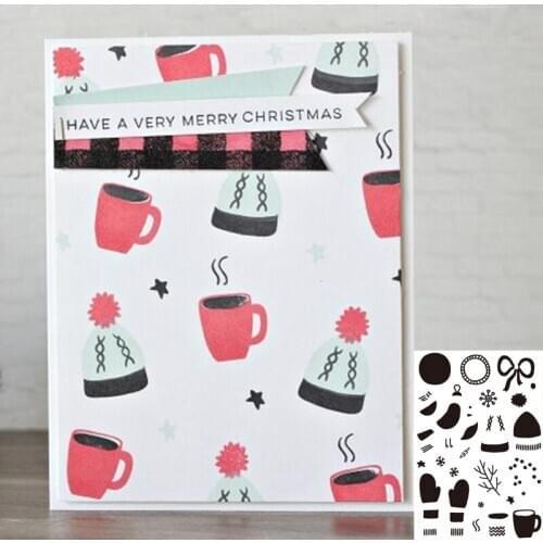 Winter Articles Clear Stamps for DIY Scrapbooking DIY Craft Making Fun Decoration Transparent Stempels New Silicone Seal