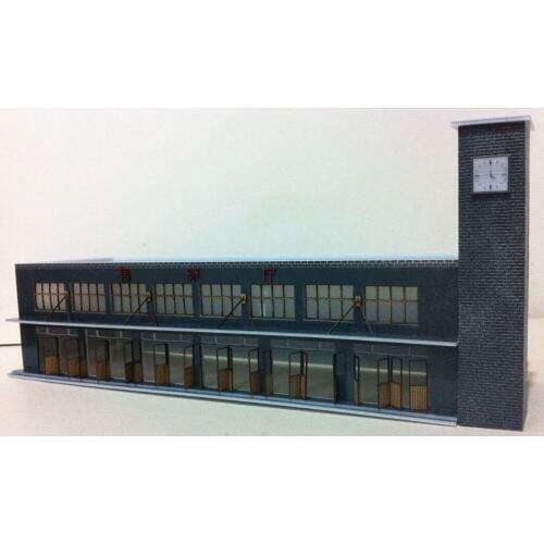 1:87 Ho Scale Model Train Ticket Office Building Kits DIY Architectural Accessories Scene Sand Table Railway Surroundings