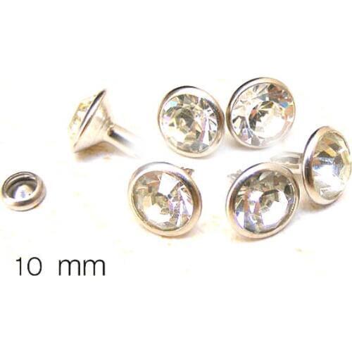 10mm Rhinestone Crystal Rivet Stud