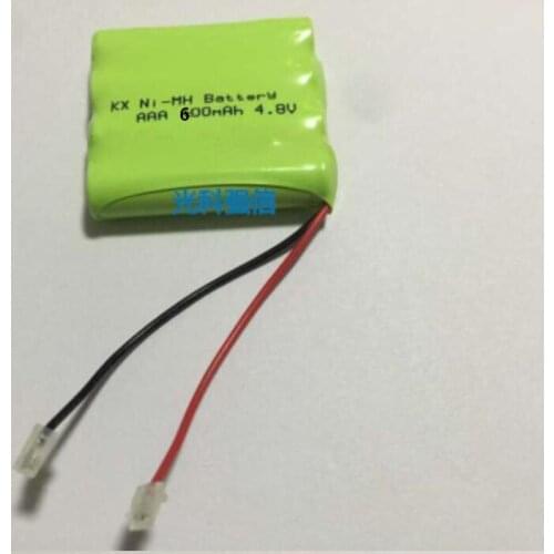 4.8V AAA rechargeable Ni-Mh battery pack 600mah 3A ni-mh nimh baterias cell for toys emergency light cordless phone