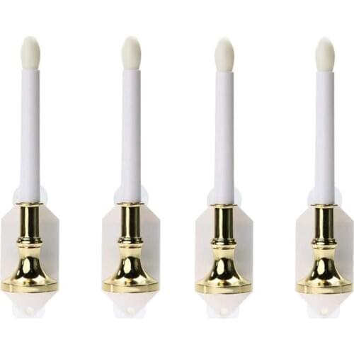 4 Pack Flameless Candles Light Solar Powered Candle Light Window Wall Lamp Wall Lamp with Suction Cups,Decoration