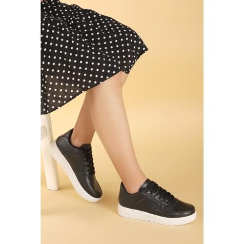 Air Casual Women Sport Shoes Black Comfortable Casual Stylish Combination Style Fashion Sneakers