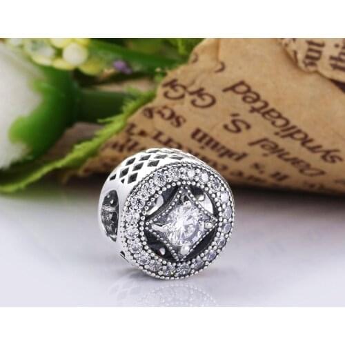 Free Shipping Authentic 925 Sterling Silver Vintage Allure Openwork Charms Fit Original Bracelets For Women DIY Jewelry Beads
