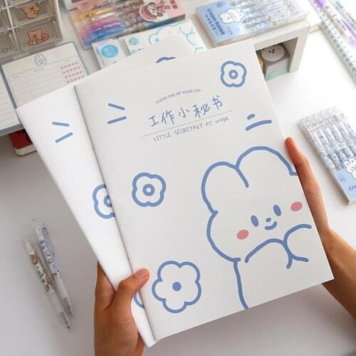 12 Months Daily Plans Notebook Thickened Inner Page Organizer Simple And Cute School Supply Office Schedule Management