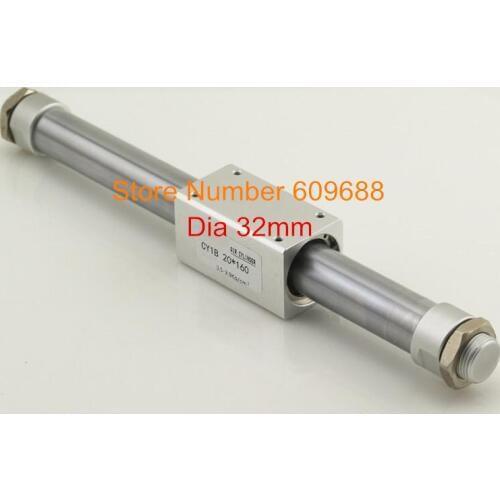 CY1B32/CY3B32 RMS Rodless Pneumatic Cylinder CY1B32-700 CY1B32-800 CY1B32-300 CY1B32-1000 CY1B32-1100 CY1B32-1200 CY1B/CY3B