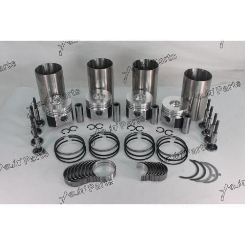 For kubota engine parts V2203 V2403 piston 1G796-2111 liner kit with bearing valve guide seat