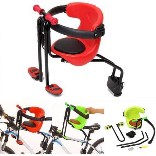 Bike Child Safety Seat Child Bicycle Front Chair Suitable for 0-4 Years Old Baby