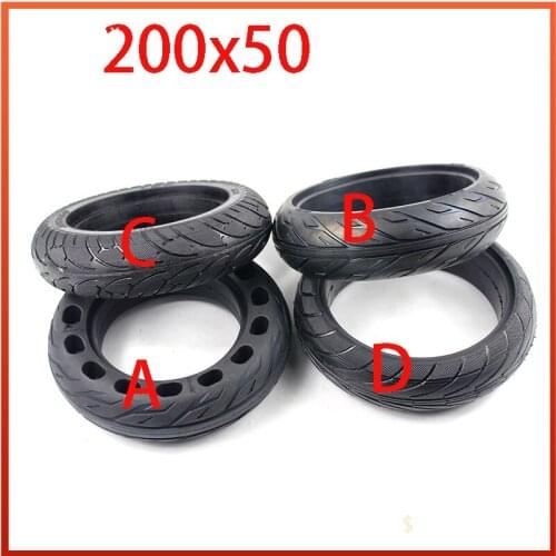 Electric Scooter Tyre With Wheel 8" Scooter 200x50 Tyre Inflation Electric Vehicle Wheel 200x50 solid tires