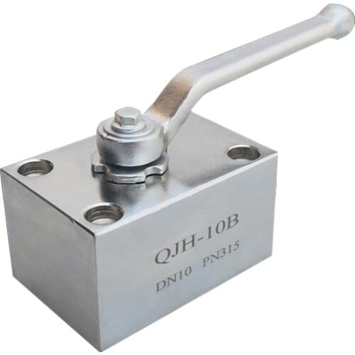 QJH-10B/15B/20B/25B/32B/40B/50B type High pressure ball core stop valve plate ball valve