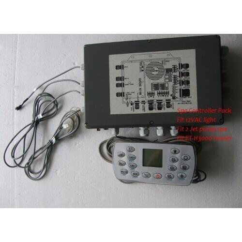 Hot tub controller pack KL8-3H fit Ethink ET-H3000 + 12VAC Light for 2 pump spas