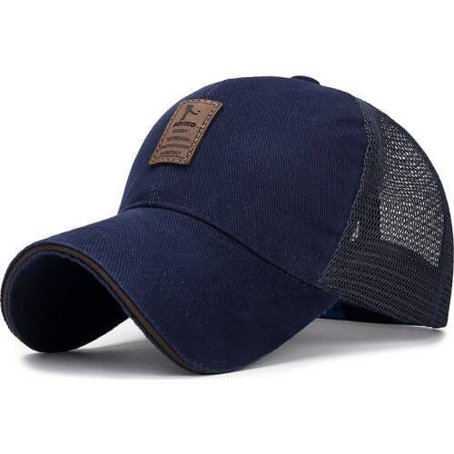 Summer Baseball Cap Mesh Cap Men Women Bone Snapback Trucker Cap Solid Dad Hat Casual Men Caps