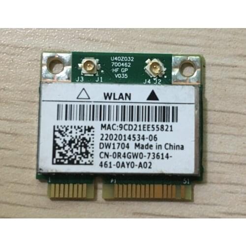 SSEA New for DELL DW1704 Broadcom Bcm4314 BCM943142HM Wireless WiFi 300Mbps Bluetooth 4.0 half Mini PCI-E Card Free shipping