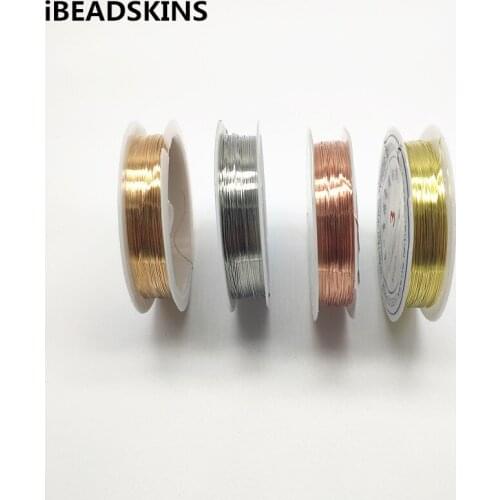 New arrival! 0.3mm 10Rolls/lot (13Meter or so per roll ) Copper wire for Earrings parts,hand Made Earrings Findings Jewelry DIY