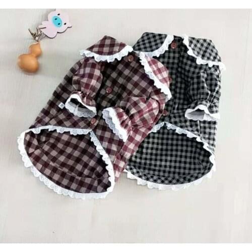 Dog Shirt Cat Puppy Costumes Coat Summer Dog Clothes Pomeranian Yorkshire Bichon Poodle Corgi Schnauzer Pet Clothing Wholesale S
