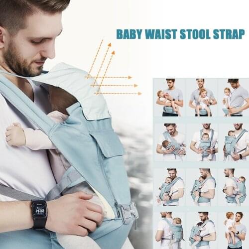 6 In1 Breathable Multifunctional Breathable Kangaroos Backpack Infant Sling Carrier Hip Seat Baby Carrier For All Adorable