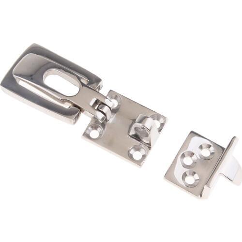 Swivel Eye Locking Hasp Latch Stainless Steel 3.0 inch (77mm)