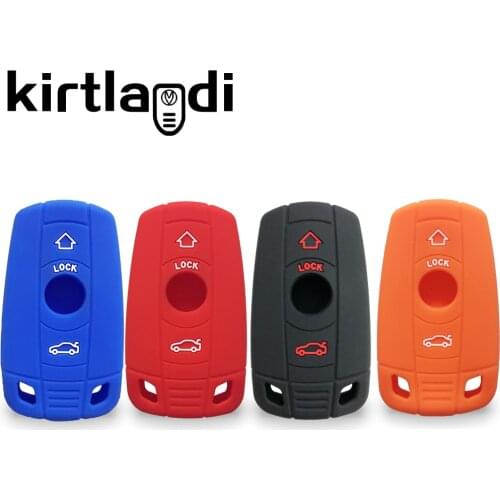 Silicone Car Accessories Holder Keychain Key Case Cover for BMW E90 E60 X5 E70 CAS3 E61 E71 E81 E87 E88 E89 E91 E92 X6 Shell Fob