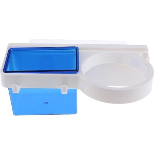 Pro Home Salon Hair Dryer Tools Stand Rack Bathroom Organizer w/ Storage Box