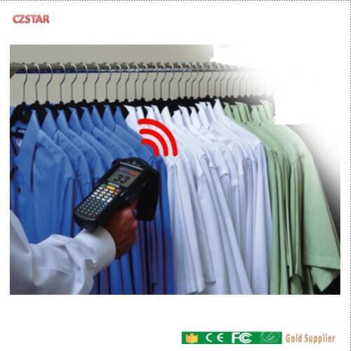 Waterproof washable Sew clothes Apparel uhf rfid tags UHF Woven tag UHF epc gen2 alien impinj long range for handheld reader