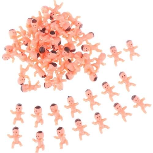 Hot 10/20/60Pcs 1 Inch Mini Plastic Baby Kids Toys High Quality