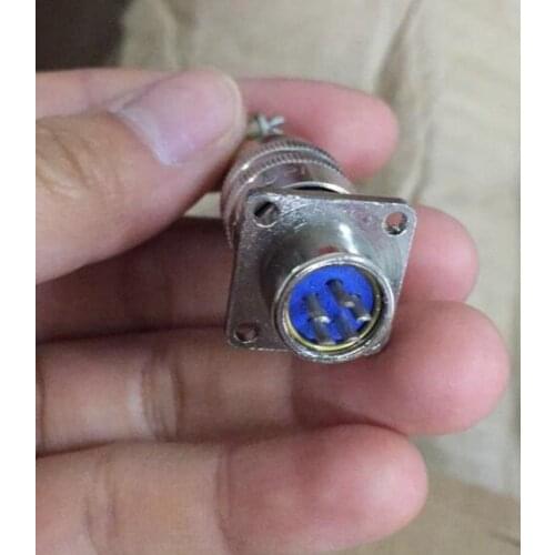 12mm flange connector 5pins Male & Female Wire Panel Connector Circular Aviation Connector Socket Plug