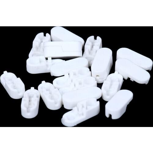 20pcs Plastic Roller Blinds Pull Cord Connector Curtain Chain Connector for Vertical Blinds Joiners Spare Tool Replacement