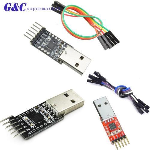 5Pin/6Pin USB 2.0 to TTL UART Module Serial Converter CP2102 Replace Ft232 Adapter Module