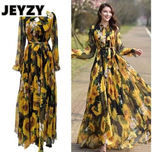 JEYZY Summer Chiffon Dresses