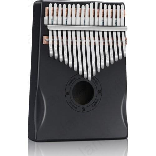 Kalimba 17-Key Thumb Piano Handguard Wood Mahogany Mbira Body Creative Music Box Accessories Gift For Kids Adults Professionals