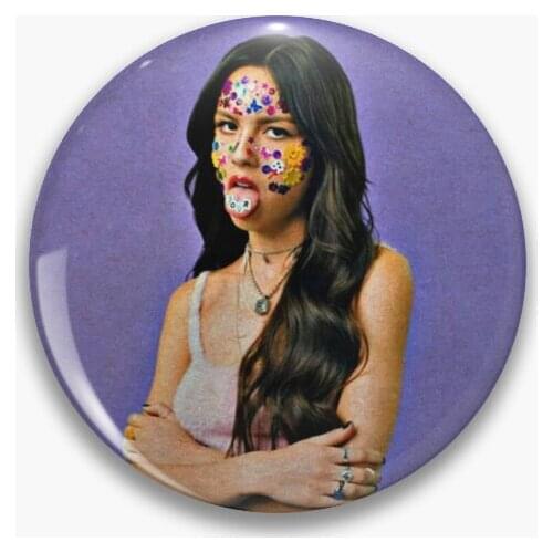 Sour Olivia Rodrigo Soft Button Pin Hat Gift Fashion Lover Clothes Jewelry Funny Decor Metal Lapel Pin Cute Badge Women Brooch