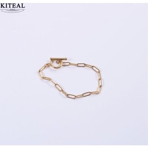 KITEAL Hot Sale Gold Filled Maiden Charms bracelet Simple, retro friendship bracelets christmas gift