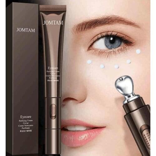 Gold Caviar Electric Massager Eye Cream Anti Puffiness Eye Circles Dark Eye Anti Wrinkles Massager Patches Roller Serum R5L1