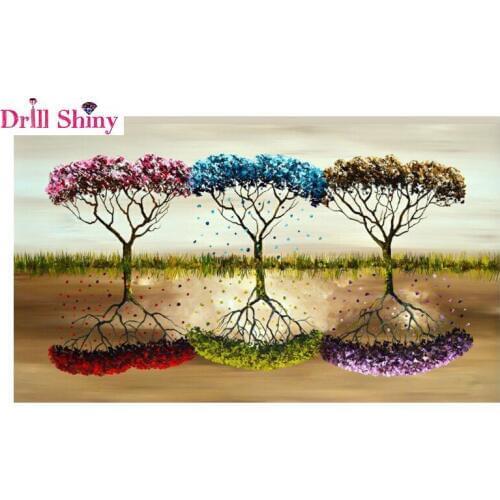 Dream catcher DIY 5D Diamond Mosaic Diamond Painting Cross Stitch Kit stickers Diamond Embroidery square Drill Home Decor