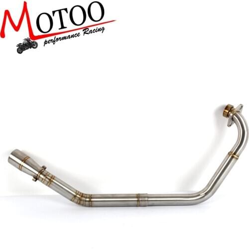 Motorcycle Full System Modified Middle Link Connecting Pipe Slip On Without Exhaust For Yamaha YZF R15 MT-15 MT 125 2008-2017