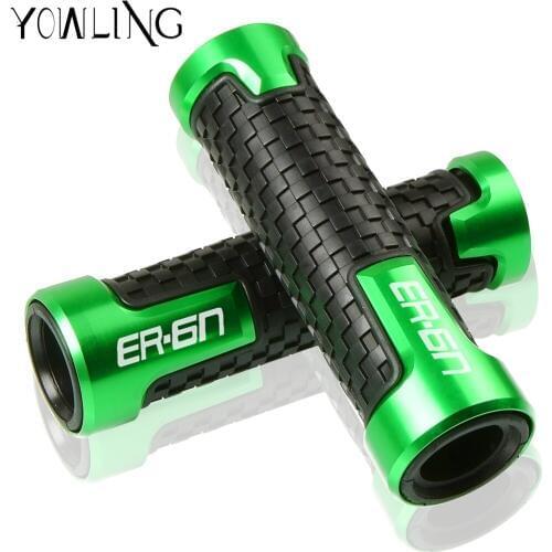 Motorcycle Accessories handlebar grips For Kawasaki ER-6N ER6N ER 6N 2006-2018 2010 2011 2012 2013 2014 2015 Moto handlebar grip
