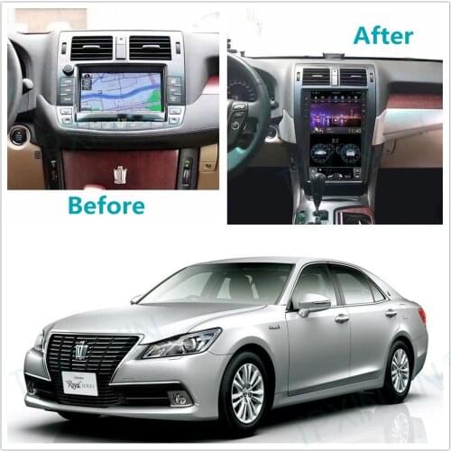 For Toyota Crown 13 13th Generation 2008 - 2013 Android 9 Carplay Radio Player Car GPS Navigation Head Unit Car stereo BT WIFI
