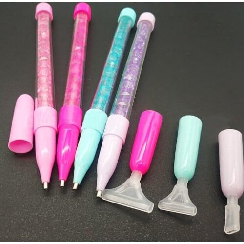 1PC Colorful Diamond Painting Point Diamond Tools Accessories DIY Handmade Craft Diamond Embroidered Manual Point Pen