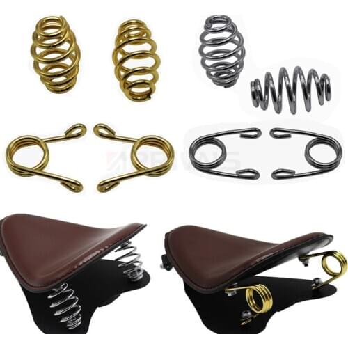 Motorcycle Solo Seat Iron Driver Cushion Seat Springs Mounting Kit For For Harley Sportster Bobber For Honda For Yamaha