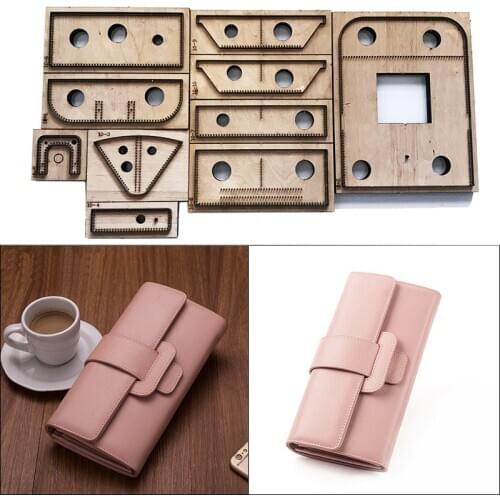 New Japan Steel Blade Rule Die Cut Punch Wallet card bag Cutting Mold Wood Dies for Leather Cutter for Leather Crafts