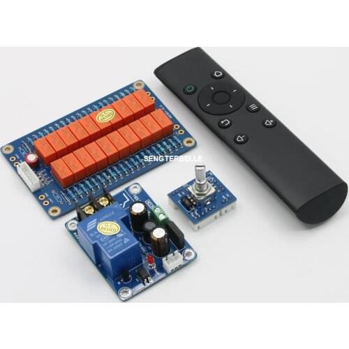 Hifi Remote Relay Resistance Volume Control Board 10K 20K 50K 100K Passive Preamp Board
