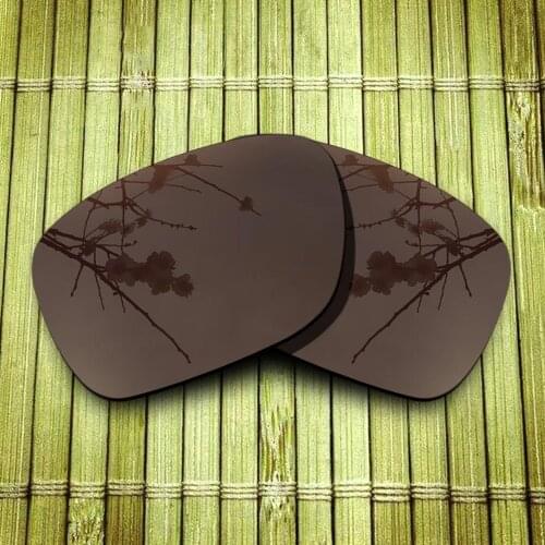 Polarized Replacement Lense For-Oakley TURBINE Sunglasses Frame True Color Mirrored Coating - Brown Available