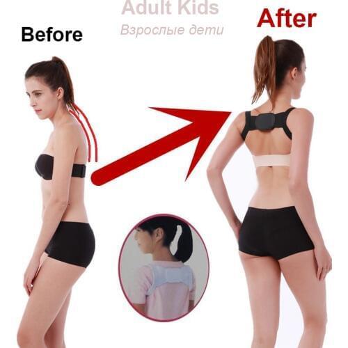 Adjustable Brace Support Back Posture Corrector Belt Clavicle Shoulder Lumbar Bone Posture Correction support Kids Adult child