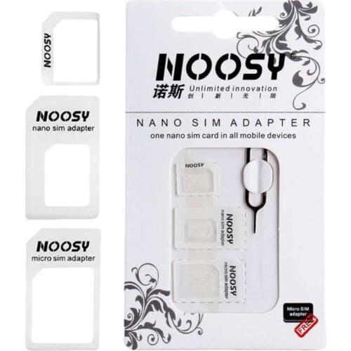 4 In 1 Convert Nano SIM Card To Micro Standard Adapter For Iphone For Samsung 4G LTE USB Wireless Router P9JB