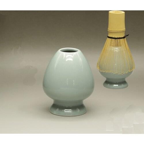 Blue Porcelain Japanese Matcha Whisk Holder Bamboo Chasen Stand Japan Tea Ceremony Tools GiftSet Whisk placer Artistic colorful