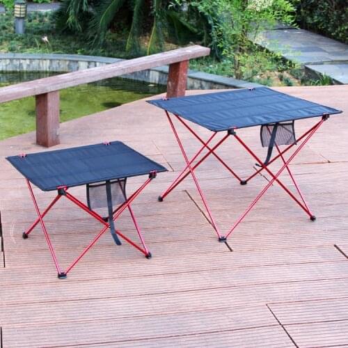 Multi-size Outdoor Table Aluminum Alloy Ultralight Portable Table Camping Picnic Barbecue Table Stall Leisure Folding TableLD735