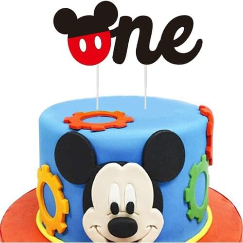 Minnie Mouse Birthday Party Decoration Baby Shower Party Cake Decoration Cake Flag Cake Cupcake Cake Toppers Banner Supplies
