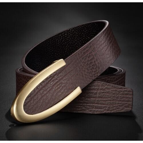 High Quality c letter Coffee belt men luxury fashion Cowskin Waistband genuine leather designer Waist Strap Suit belt Casual
