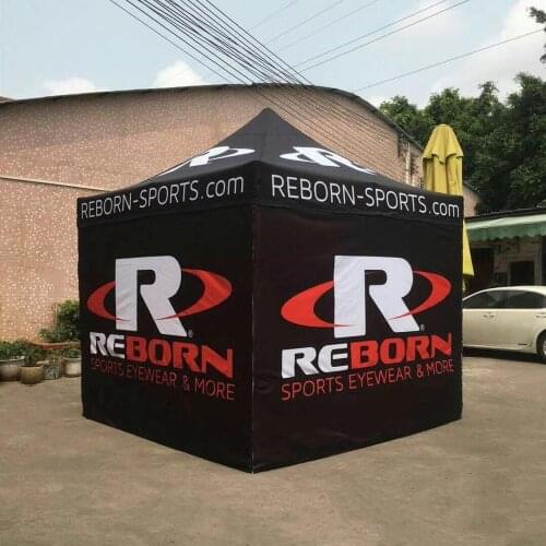 3 x 3m High Quality Pop Up Gazebo with Fully Closed Printed Walls for Advertisement Promotion Event Trade Show Exhibition Fair