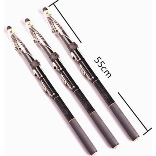 1.8m 2.1m 2.4m 2.7m 3.0m 3.6mPortable Telescopic Fishing Rod Glass Fiber Fishing Pole Travel Sea Fishing Spinning Rod
